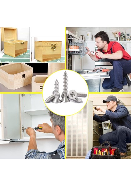 Sunta Vidası Matkap Uçlu Dın 7505 5X60 mm 100 Adet modelleri