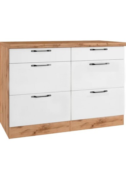 Pera 6 Çekmeceli -Mutfak Dolabı-Çok Amaçlı Dolap-Alt MODÜL-120 cm