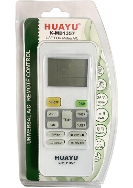 Midea - Siemens Universal Akıllı Klima Kumandası Huayu K-MD1357