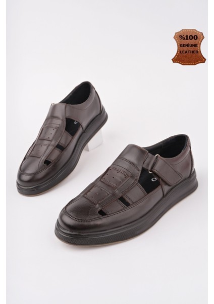 Oliver Garantili Erkek Günlük Klasik Deri Rahat Ortopedik Sandalet