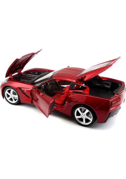 2014 Corvette Stingray 1:18 Model Araba S/e Kırmızı