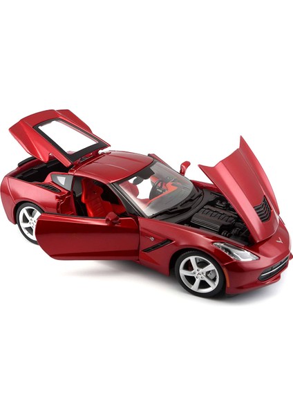 2014 Corvette Stingray 1:18 Model Araba S/e Kırmızı