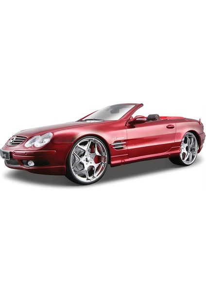 Mercedes Sl 55 Amg Convertible 1:18 Model Araba Kırmızı fiyatları