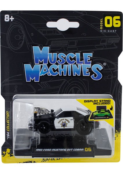 Muscle Machines 06 - 1993 Ford Mustang Svt Cobra Model Araba 1/64