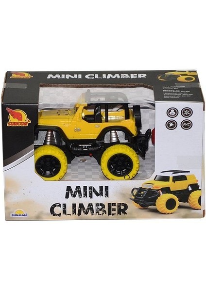 2719 1:43 Uzaktan Kumandalı Işıklı Mini Jeep 12 cm