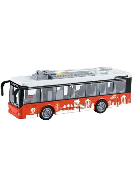 WY911A-B Sesli ve Işıklı Elektrikli Otobüs Troleybüs 1:16 -Vardem