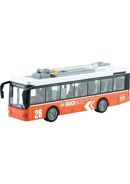 WY911A-B Sesli ve Işıklı Elektrikli Otobüs Troleybüs 1:16 -Vardem