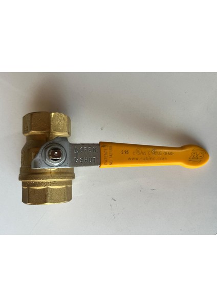 Küresel Vanalar S.95 Npt 1/4" - 2" Rubinc Made In Italy 1421306 CW617N S95 600 Cwp PN40 DN32 modelleri
