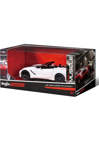 1:24 2014 Corvette Stingray Model Araba