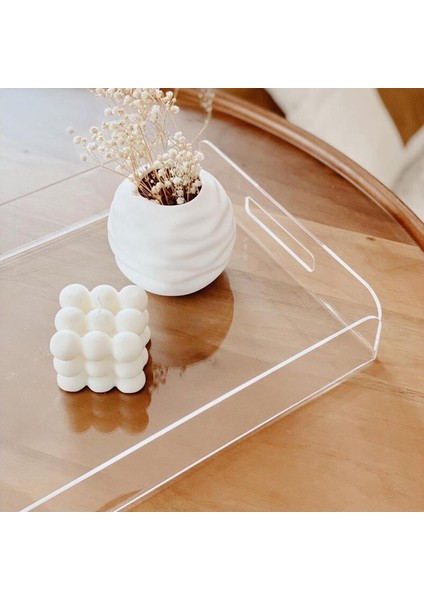 Şeffaf Tepsi Pleksi 20X30X5CM