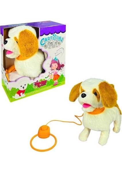 Peluş Tasmalı Yürüyen Köpek - FT-B019 (Lisinya)