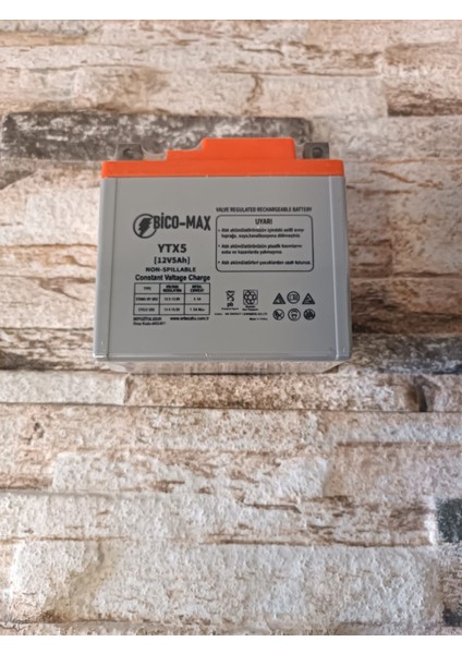 YTX5A 12V 5AH Motosiklet Aküsü