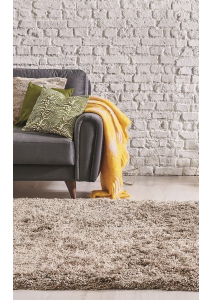 Shaggy 1006 Bej Modern Shaggy Halı