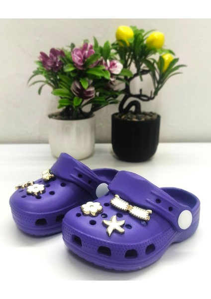 Plaj Havuz Okul Kreş Figür Detaylı Yazlık Kız Bebek Çocuk Terlik