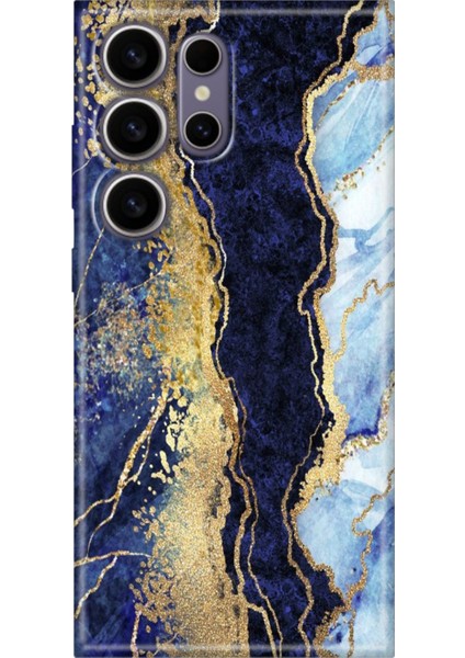 Samsung Galaxy S24 Ultra Kılıf Motifli Renkli Esnek Silikon Hillmermer