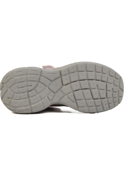 Gümüş Pembe Cırtlı Fileli Hafif Kız Çocuk Spor Ayakkabı F indirimleri