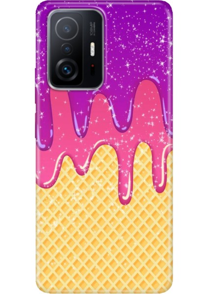 Xiaomi Mi 11T - 11T Pro Kılıf Desenli Design Silikon Krema