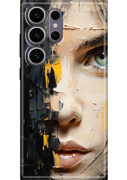 Samsung Galaxy S24 Ultra Kılıf Motifli Renkli Esnek Silikon Beauty