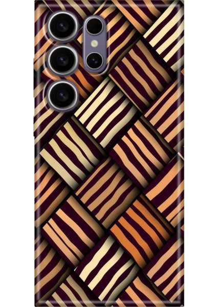 Samsung Galaxy S24 Ultra Kılıf Motifli Renkli Esnek Silikon Leo