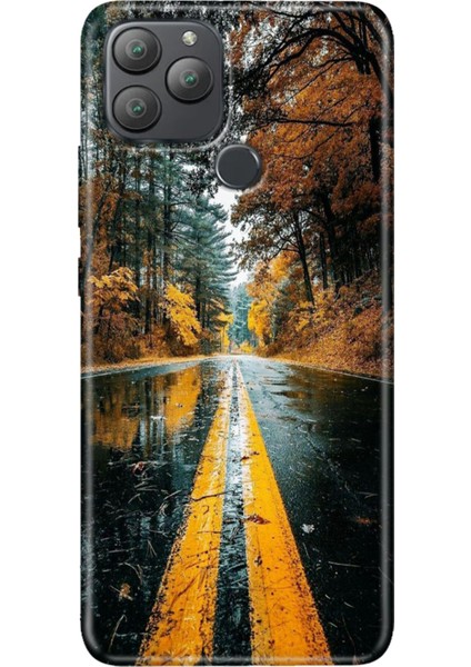 General Mobile Gm 22 Plus Kılıf Desenli Esnek Silikon Uv Korku Yolu
