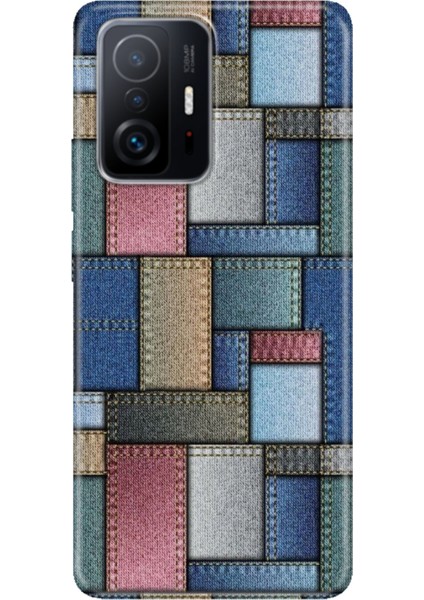 Xiaomi Mi 11T - 11T Pro Kılıf Desenli Design Silikon Jean Pattern