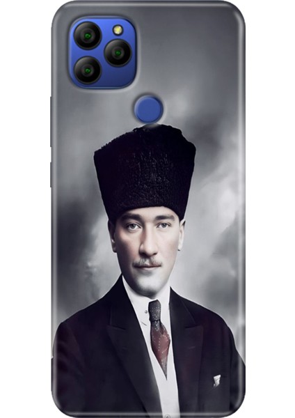 General Mobile Gm 21 G310 Kılıf Baskılı Silikon Case Atatürk