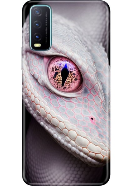 Vivo Y20 Y20S Y11S Uyumlu Kapak Kılıf Desenli Kapak Renkli Tpu Uv Dişi Cobra