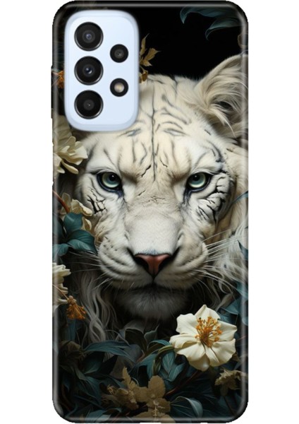 Samsung Galaxy A23 Kılıf A23 Silikon Tasarım Stok Aslan
