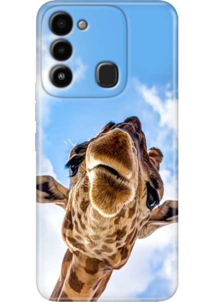 Spark 8c Kılıf Renkli Temalı Tecno 8c Silikon Öpücük