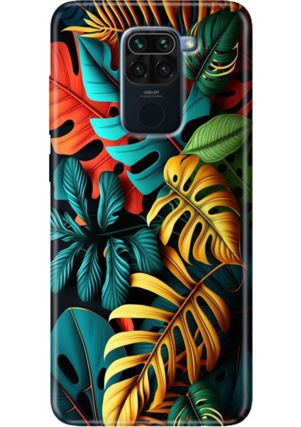 Xiaomi Redmi Note 9 6.53" Kılıf Desenli Tasarım Silikon Renkli Orman