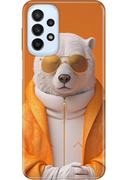 Samsung Galaxy A23 Kılıf A23 Silikon Tasarım Stok Stil Bear