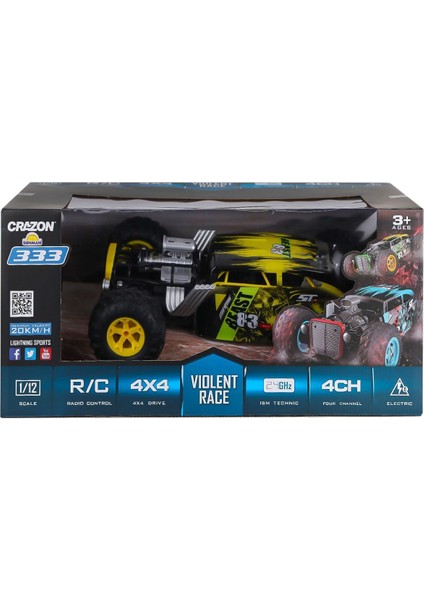 5014 Kumandalı 4x4 Crazon Arazi Aracı 1:12 -Sunman