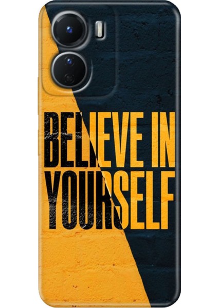 Vivo Y16 Kılıf Desenli Silikon Ermer Teknoloji Kapak Yourself