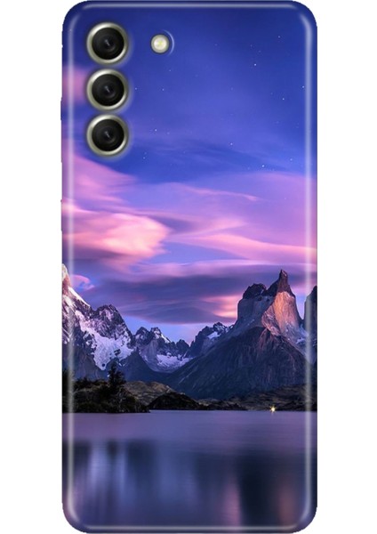 Samsung Galaxy S21 Fe Kılıf Desenli Kapak Renkli Tpu Uv Kuzey