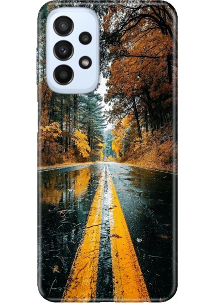 Samsung Galaxy A23 Kılıf A23 Silikon Tasarım Stok Korku Yolu