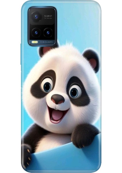 Vivo Y21S Uyumlu Kapak Kılıf Desenli Kapak Renkli Tpu Uv Panda