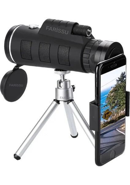 OR-1000 50X60 Monoküler Dürbün – Telefon ve Tripod Uyumu