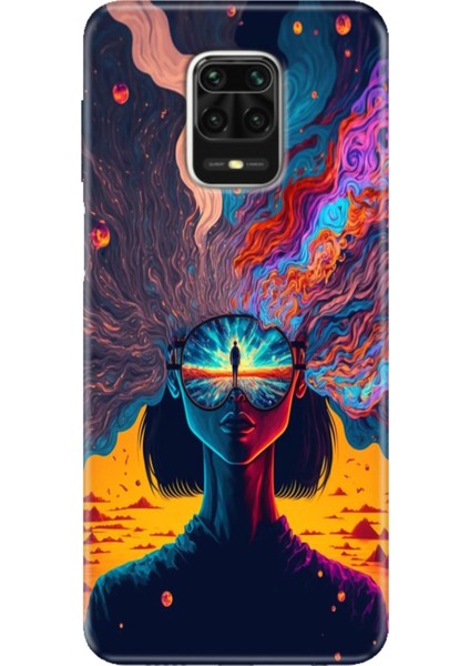 Xiaomi Redmi Note 9 Pro - 9s Kılıf Renkli Esnek Silikon Girdap