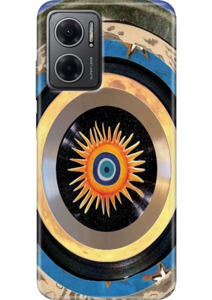 Xiaomi Redmi Note 11E Kılıf Desenli Design Silikon Nazar