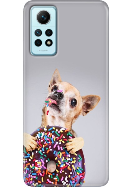 Xiaomi Redmi Note 12 Pro 4g Kılıf Desenli Outlet Silikon Donut Dog