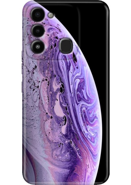 Spark 8c Kılıf Renkli Temalı Tecno 8c Silikon World
