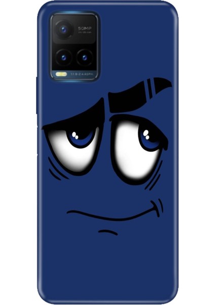Vivo Y21S Uyumlu Kapak Kılıf Desenli Kapak Renkli Tpu Uv Acaba