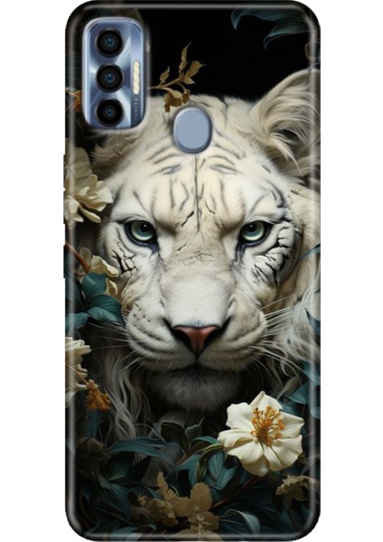 Spark 7 Pro Kılıf Renkli SPARK7PRO Silikon Aslan