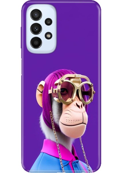 Samsung Galaxy A33 Uyumlu Kılıf Silikon Tasarım Stok Monkey