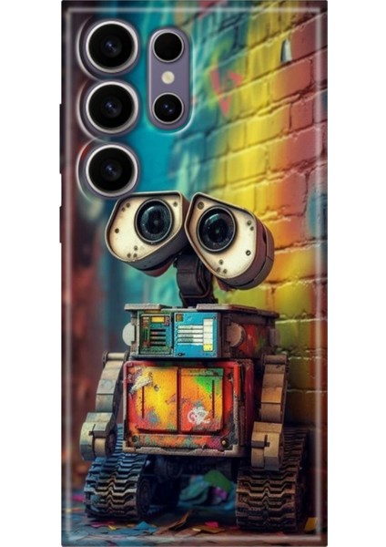 Samsung Galaxy S24 Ultra Kılıf Renkli Esnek Silikon Robotic