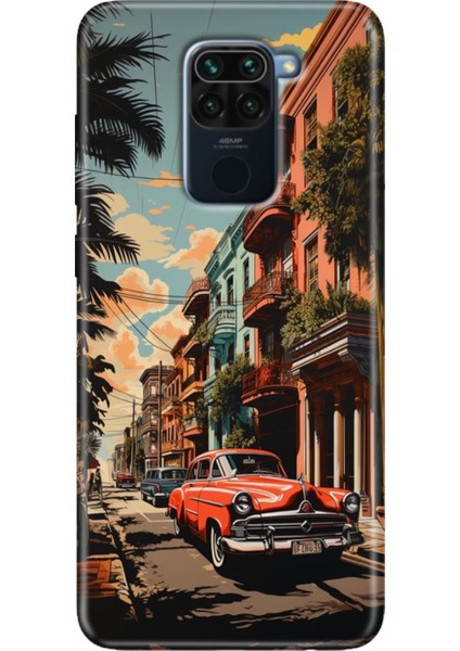Xiaomi Redmi Note 9 6.53" Kılıf Desenli Tasarım Silikon Küba