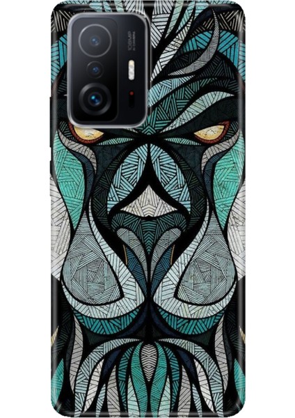 Xiaomi Mi 11T - 11T Pro Kılıf Desenli Design Silikon Lion Mandala