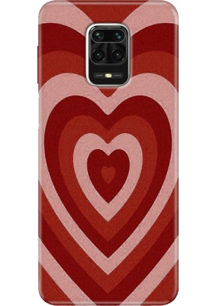 Xiaomi Redmi Note 9 Pro - 9s Kılıf Renkli Esnek Silikon Mat Kalp