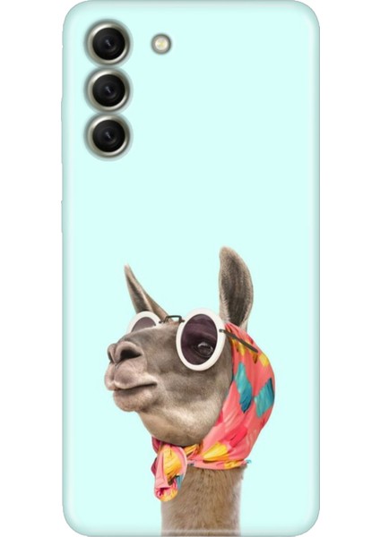 Samsung Galaxy S21 Fe Kılıf Desenli Kapak Renkli Tpu Uv Deve
