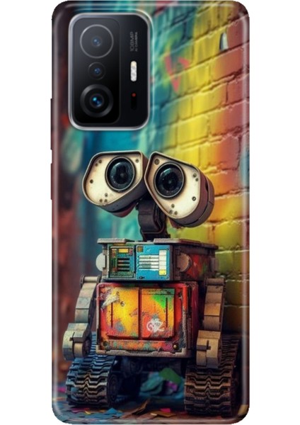 Xiaomi Mi 11T - 11T Pro Kılıf Desenli Design Silikon Robotic